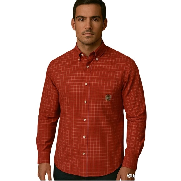 Tommy Hilfiger Other - Tommy Hilfiger Striped Button Up Shirt Red Men's XL Long Sleeve Retro Preppy‎